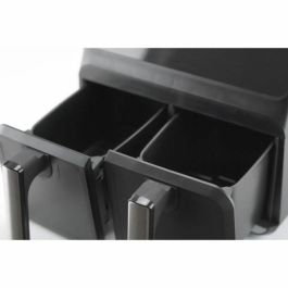 Jocca 2097 Freidora de Aire Doble Sin Aceite, Air Fryer con Dos Cestas Independientes 4L+4L, 8L Total, Cocción Saludable y Rápida
