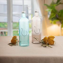 Quid Botella Mesa Duna Vidrio con Tapón Gris 1.6 L