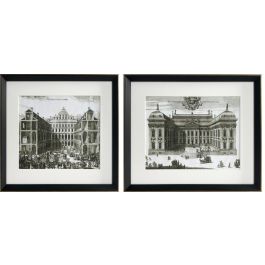 Cuadro Neoclasico DKD Home Decor Blanco Negro 3 x 46 x 56 cm (2 Unidades) Precio: 116.78999981. SKU: S3028375