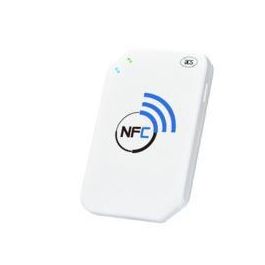 ACS ACR1255U-J1 Lector NFC de Tarjetas Inteligentes Bluetooth 4.0 USB Mini-B con Batería Recargable para Control de Acceso y Movilidad