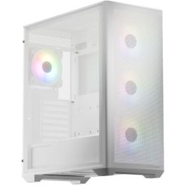 LC-Power LC-811W-ON Midi Tower Gaming PC Blanco con Ventana de Vidrio Templado e Iluminación RGB para ATX/EATX