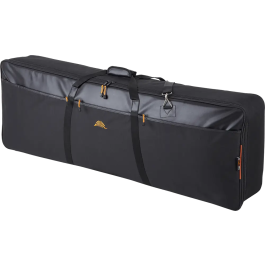 TOBAGO Funda para Teclado 130 x 40 x 15 Cm, Negro, Poliéster 600D con Bolsillo Frontal