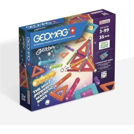 Geomag Purpurina Ecofriendly Set Construcción Magnética 35 Piezas: 12 Barras, 12 Esferas, 10 Paneles. Plástico 100% Reciclado, Efectos Brillo 2D 3D Precio: 34.78999986. SKU: B16XANBKDZ
