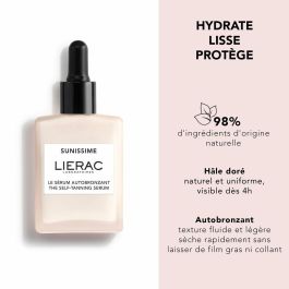 Lierac Sérum Facial Autobronceador Antiedad 30 ml - Hidratación y Brillo Dorado
