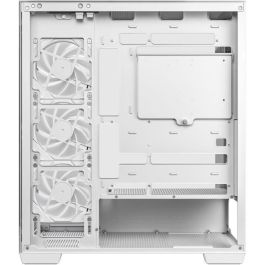 Deepcool CG580 4F WH - Caja Torre PC Gaming, ATX, Cristal Templado, 4 Ventiladores ARGB, USB-C, Blanco
