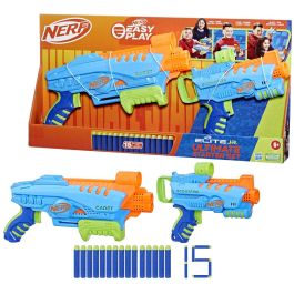 Nerf HAS5010996115799 Elite Junior Ultimate Starter Set, 2 Blasters, 15 Darts Nerf HAS5010996115799 Elite Junior Ultimate Starter Set, 2 Blasters, 15 Darts