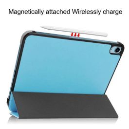 CoreParts For Apple iPad 10th Gen 10.9-inch (2022) Tri-fold Caster Hard Shell Cover with Auto Wake Function - Sky Blue CoreParts For Apple iPad 10th Gen 10.9-inch (2022) Tri-fold Caster Hard Shell Cover with Auto Wake Function - Sky Blue