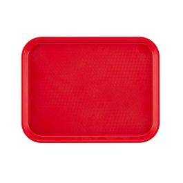 CAMBRO - 1014FF-163 - Bandeja Fast Food - perfil alto - 26,5 x 34,5 cm - Rojo - Venta 1 unidad. CAMBRO - 1014FF-163 - Bandeja Fast Food - perfil alto - 26,5 x 34,5 cm - Rojo - Venta 1 unidad. Precio: 11.49999972. SKU: B139D5GTFT