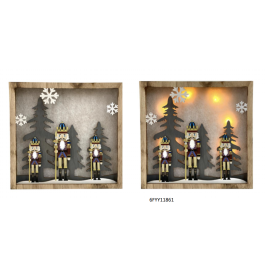 Decoración de Pared DKD Home Decor Cascanueces Madera MDF (2 pcs) (30 x 4.5 x 30 cm) Precio: 22.49999961. SKU: B14EDQWYQD