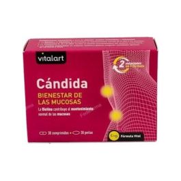 Vitalart Cándida: Soporte con 30 Comprimidos y 30 Perlas. Contiene Orégano, Tomillo, Ajo y Vitaminas para un equilibrio integral. Precio: 17.6899998. SKU: B1DLZQE3WE