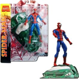 Diamond Select Toys Marvel Select Spiderman Figura Articulada de 18 cm