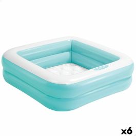 Piscina Hinchable para Niños Intex Cuadrada 57 L 86 x 25 x 86 cm (6 Unidades) Precio: 54.79000032. SKU: B127FPHP2Y