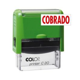 Sello Ent.Aut. Colop Printer C20 (38X14 Mm.) Cobrado Tinta Roja Precio: 9.5000004. SKU: B13FZPZQXF