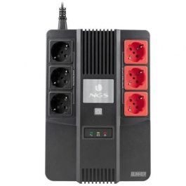 NGS Fortress Bunker SAI Offline 600VA-360W 6 Salidas Formato Bloque Precio: 76.4999994. SKU: B1297BKAXM