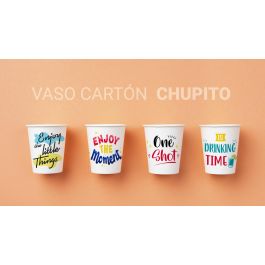 Algon Set 40 Vasos Cartón Chupito 50cc (36 Unidades)