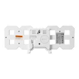 Q-connect Reloj de Pared Digital con Temperatura y 3 Alarmas, Control de Sonido, 220x40x87 mm