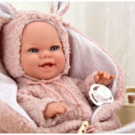 Muñeca elegance babyto rosa con manta (muñeca de peso) 35 cm cuerpo blando Muñeca elegance babyto rosa con manta (muñeca de peso) 35 cm cuerpo blando