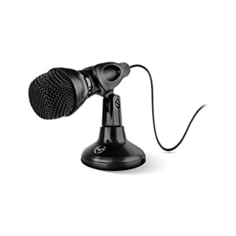 Micrófono Krom Kyp Mini Gaming con Base Ajustable y Conector Jack 3,5 mm