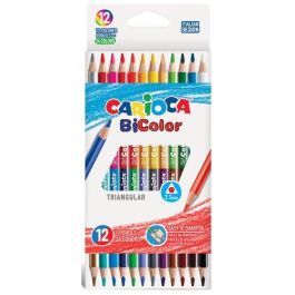Lapices Carioca Bicolor Triangular Caja De 12 Precio: 3.50000002. SKU: B1G4HL8SHX