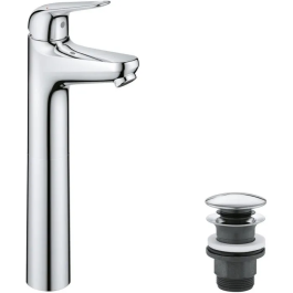 Grohe 24331001 Mezclador Monomando de Lavabo Cromo Alto Tamaño XL Ahorro Agua Desagüe Click-Clack Precio: 115.8900006. SKU: B167WKTLCP