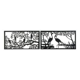 Decoracion Pared DKD Home Decor Negro 1 x 50 x 96 cm (2 Unidades) Precio: 79.49999959. SKU: S3013963