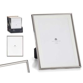 Portafotos de acero plateado 15x20 cm con cristal - Giftdecor (24 Unidades) Precio: 94.50000054. SKU: B15NSQGTRE