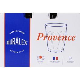 Duralex Set 6 Vasos Transparentes 13 cl Colección Provence (12 Cajas)