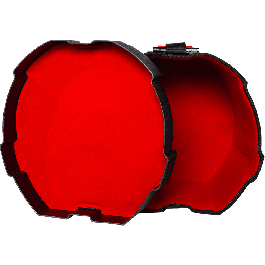 Gator Estuche para Tom 13" x 10" GC-TOM1310 - Plástico Moldeado, Terciopelo Interior