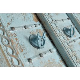 Giner y Colomer Aparador 4 Puertas Madera de Mango Verde Azulón