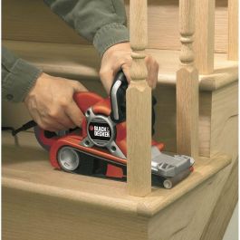 Black & Decker KA88-QS - Lijadora de Banda Eléctrica de 720W de Potencia, para Lijas de 75x533 mm