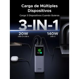 UGREEN Powerbank 35525B 25000mAh 200W Carga Rápida Gris