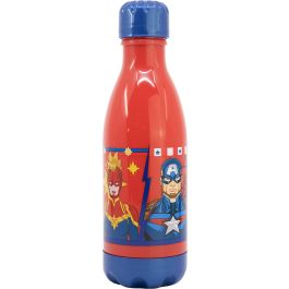 MARVEL CZ11265 Botella de Agua Vengadores 560 ml para Niños, Plástico Alimentario Reciclable Libre BPA, Tapón Rosca MARVEL CZ11265 Botella de Agua Vengadores 560 ml para Niños, Plástico Alimentario Reciclable Libre BPA, Tapón Rosca