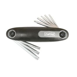 RATIO Juego de 8 Llaves Torx Seguridad Tipo Navaja Precio: 9.89000034. SKU: B1GHFY9CYL