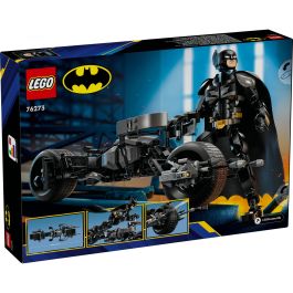 LEGO 76273 DC Batman: Minifigura de Batman y motocicleta Bat-Pod para construir