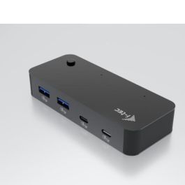I-tec Hub USB 6 en 1 CAKVMHUB2A2C, 6 Puertos (2x USB-C, 4x USB-A) 5 Gbps, Plug and Play, para PC/Mac/Linux