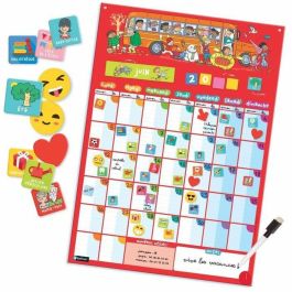 Nathan Calendario magnético perpetuo. Práctico organizador familiar reutilizable para eventos, reuniones y cumpleaños anuales.