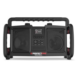 PerfectPro ROCKBULL Radio Portátil 50W, DAB+/FM, Bluetooth, Resistente IP65 a Polvo/Agua/Golpes, Batería 12000mAh 16h, Negro Precio: 349.6174. SKU: B12WY4NLJ4