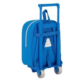 Mochila Escolar con Ruedas 805 RCD Espanyol 611753280 Azul Blanco