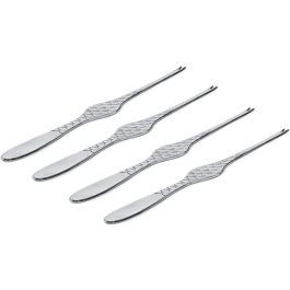 Alessi Colombina Fish - 4 Tenedores para Marisco Acero Inoxidable 18/10, Diseño por Fuksas, Ref FM23/43S4 Precio: 42.58999987. SKU: B1CWC3WZSW