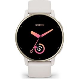 Reloj GPS conectado - GARMIN - Vivoactive 5 - WiFi - 30,4 mm (1.2) - Crema Oro con correa Beige Precio: 314.79000025. SKU: B1JP2H8WNB