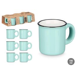 Vessia Set de 6 Tazas de Café de Porcelana Menta de 100 ml - Set 28.8 x 7 x 12.8 cm (12 Unidades) Precio: 63.50000019. SKU: B1K58MLGHA