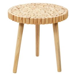 Home Deco Factory Juego de 2 Mesas Nido Rondin Colección Natural