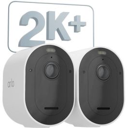 Arlo ARL1732754407911 Pack 2 Cámaras de Seguridad Inalámbricas Pro 5 para Exterior con Batería y Visión Nocturna Arlo ARL1732754407911 Pack 2 Cámaras de Seguridad Inalámbricas Pro 5 para Exterior con Batería y Visión Nocturna