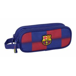 Safta Portatodo Doble FC Barcelona 1ª Equipación 25/26 - Estuche Escolar Oficial para Niños +3 Años, 21x8x6 cm