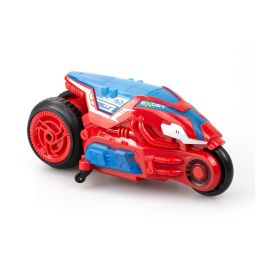 EXOST MOTODRIFT X LED AAAOS97004 - Moto Teledirigida 2.4 GHz 1:18, Roja 23 cm - Para Niños +5 Años