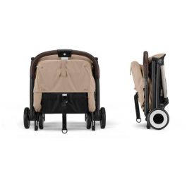 CYBEX - Cochecito ultracompacto y cómodo - ORFEO - 4 ruedas - Beige Almendra CYBEX - Cochecito ultracompacto y cómodo - ORFEO - 4 ruedas - Beige Almendra