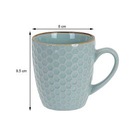 Set 4 tazas de café 300 ml colores surtidos