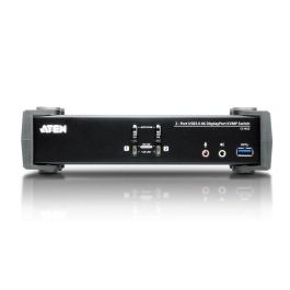 Aten CS1922-AT-G KVM Switch DisplayPort USB 3.0 4K, 2 Puertos para 2 Computadoras con Audio y Hub USB 3.1 Gen 1
