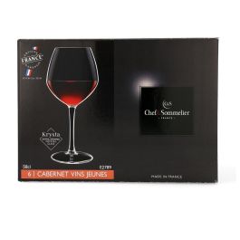 Caja 6 Copas Vino Krysta Cabernet Vinos Jov Chef & Sommelier 58 cL Caja 6 Copas Vino Krysta Cabernet Vinos Jov Chef & Sommelier 58 cL