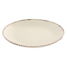 DKD Home Decor Plato Gres Beige 27 x 3 x 27 cm (6 Unidades)